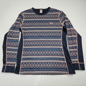 Kari Traa Lune Long Sleeve Base Layer Womens XL Pullover Hike Outdoor Casual